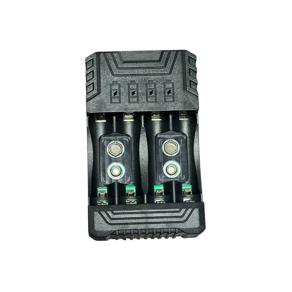Carregador de Pilhas AA/AAA/9v Recarregáveis FlexGold FX-C24 Tipo C