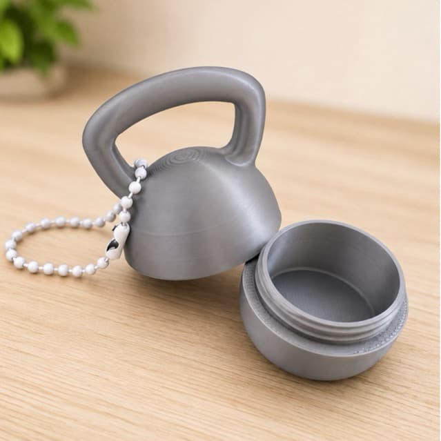 🏋️‍♀️ Chaveiro Kettlebell Porta Acessórios para Academia 💪