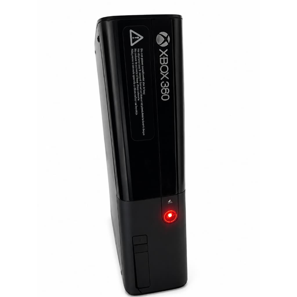xbox 360 com luz vermelha para peças sem acessorios somente o console