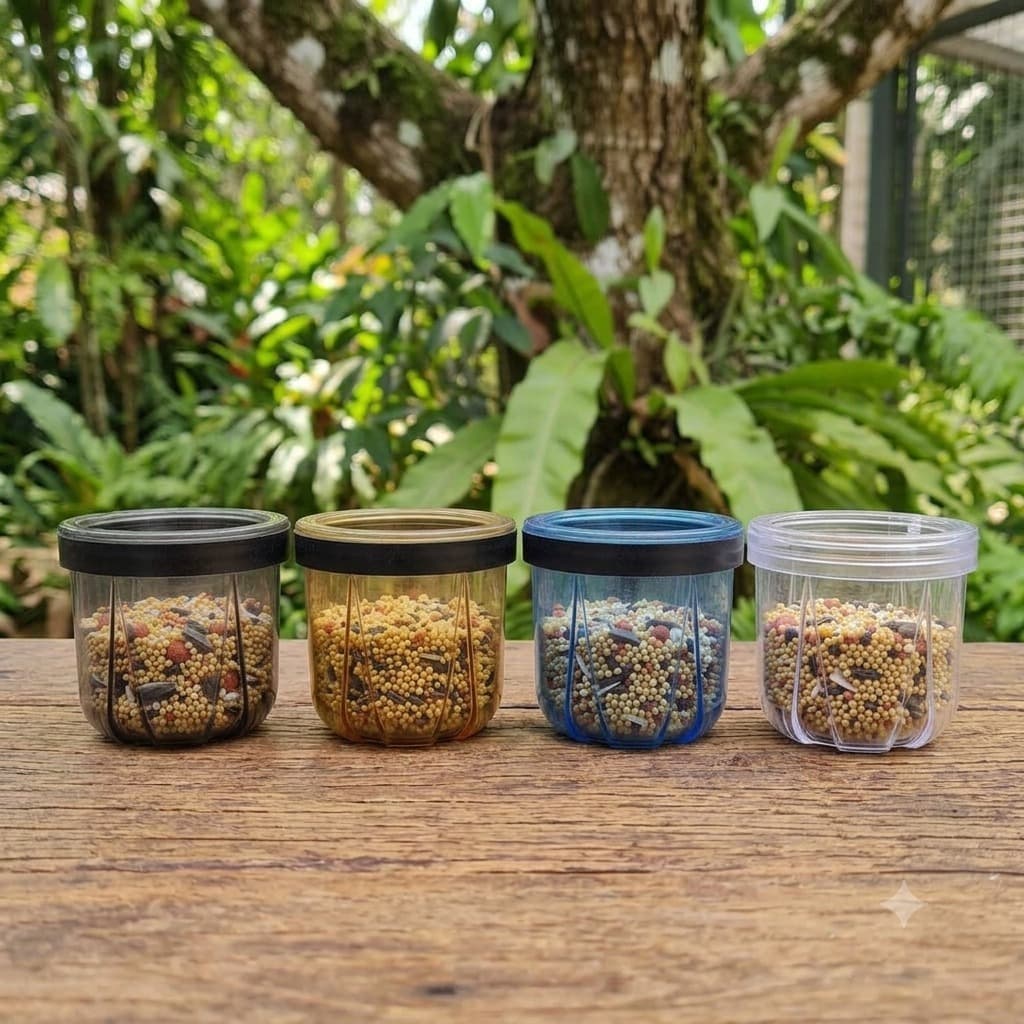 PORTA VITAMINA RUBI PEQUENO, MEDIO E TRINCÃO C/12
