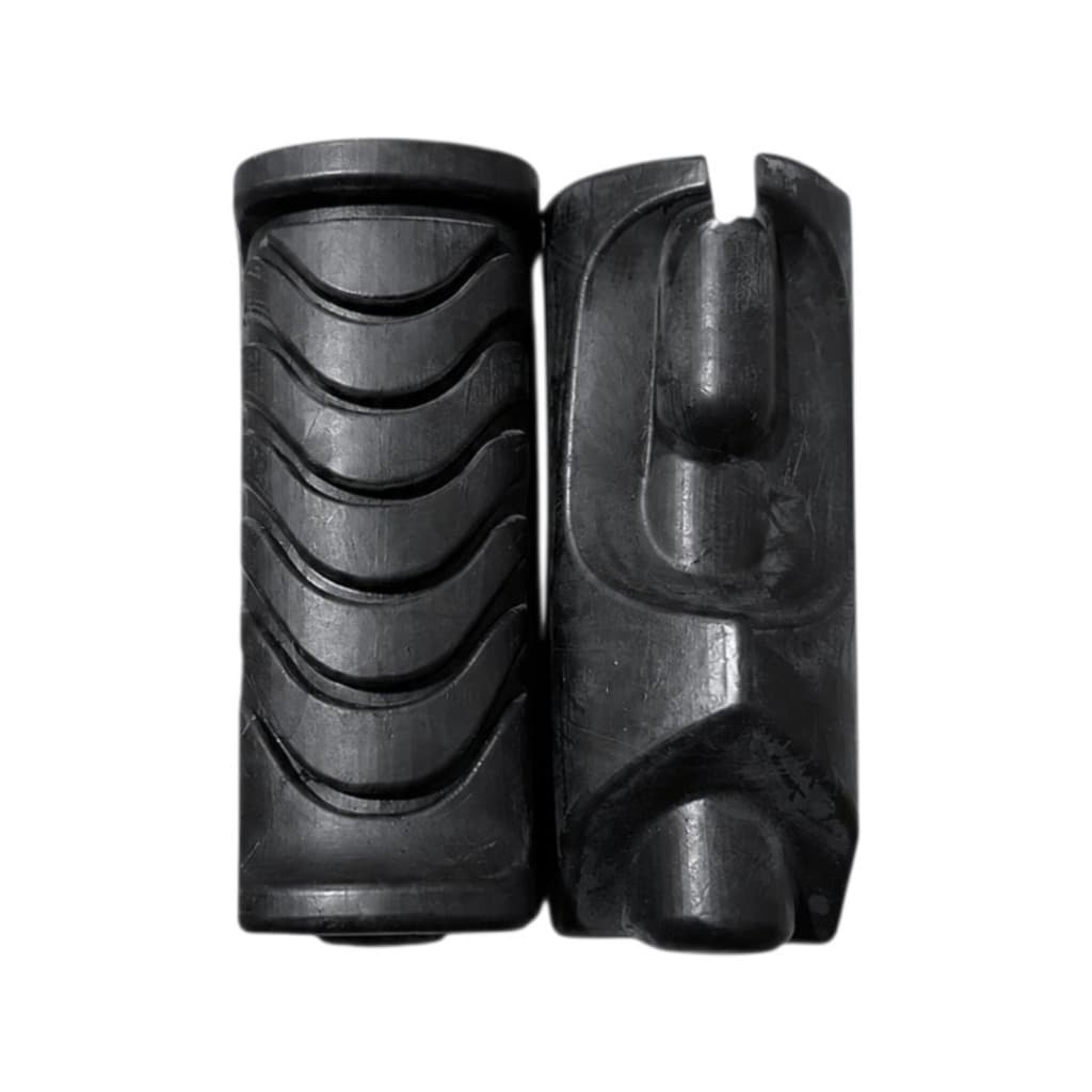 Par Borracha Do Estribo P/Moto Modelo Honda Pop 100 Pedaleira
