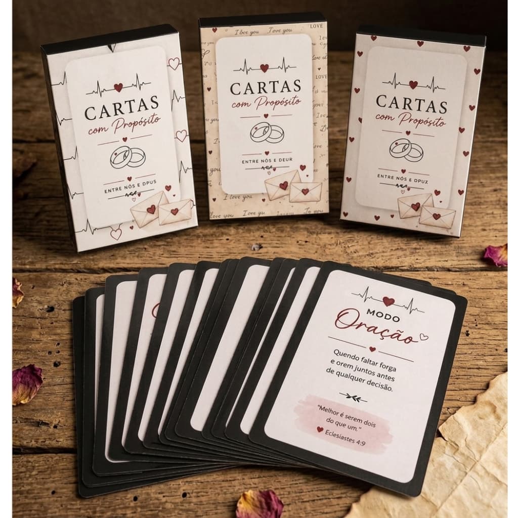 Cartas com propósito| Presente de aniversário de namoro| Presente personalizado| Namorados| Versículos
