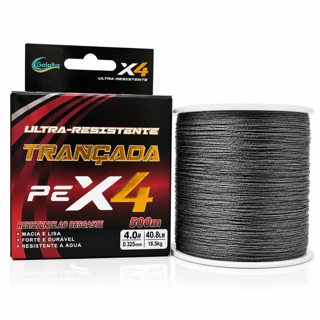 500M/300M/100M Linha de Pesca Multifilamento 4 Fios Super Resistente PE Para Pesca De Carpa