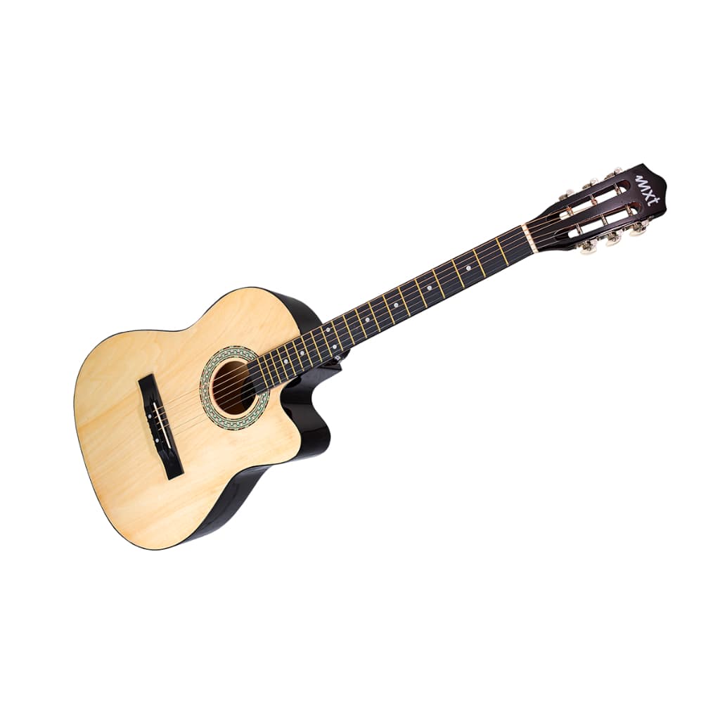 Violão Acústico Cutaway MXT 39A-NT 39 Cordas de Aço Corpo Tília Madeira cor madeira Natural