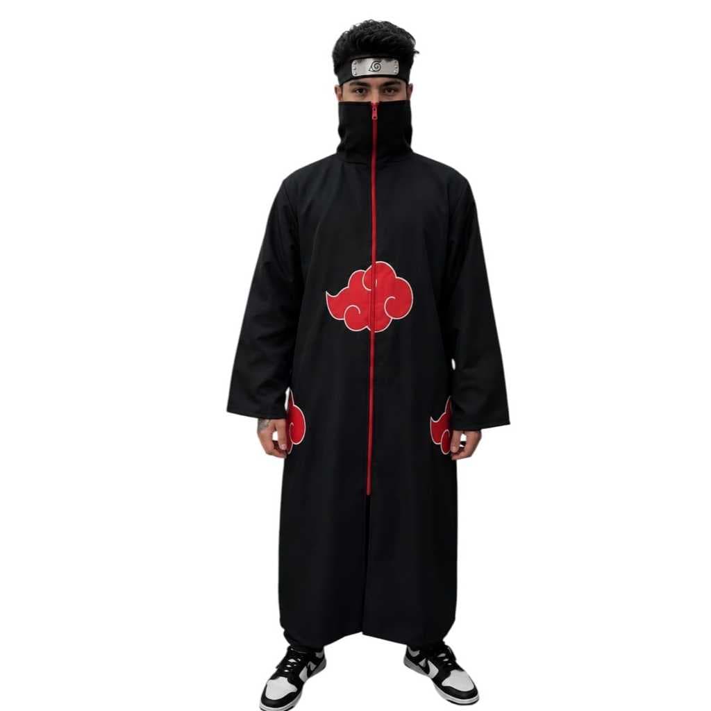 Manto Akatsuki / Cosplay / Fantasias / Naruto Adulto + Bandana Ninja