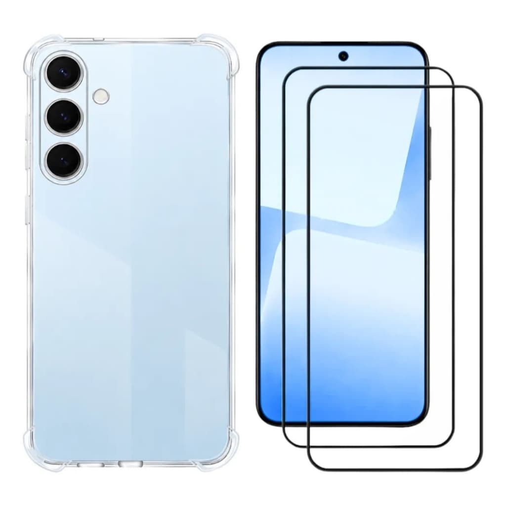 Capinha Anti-queda + 2x Pel. De Proteção Vidro P/ Galaxy A27