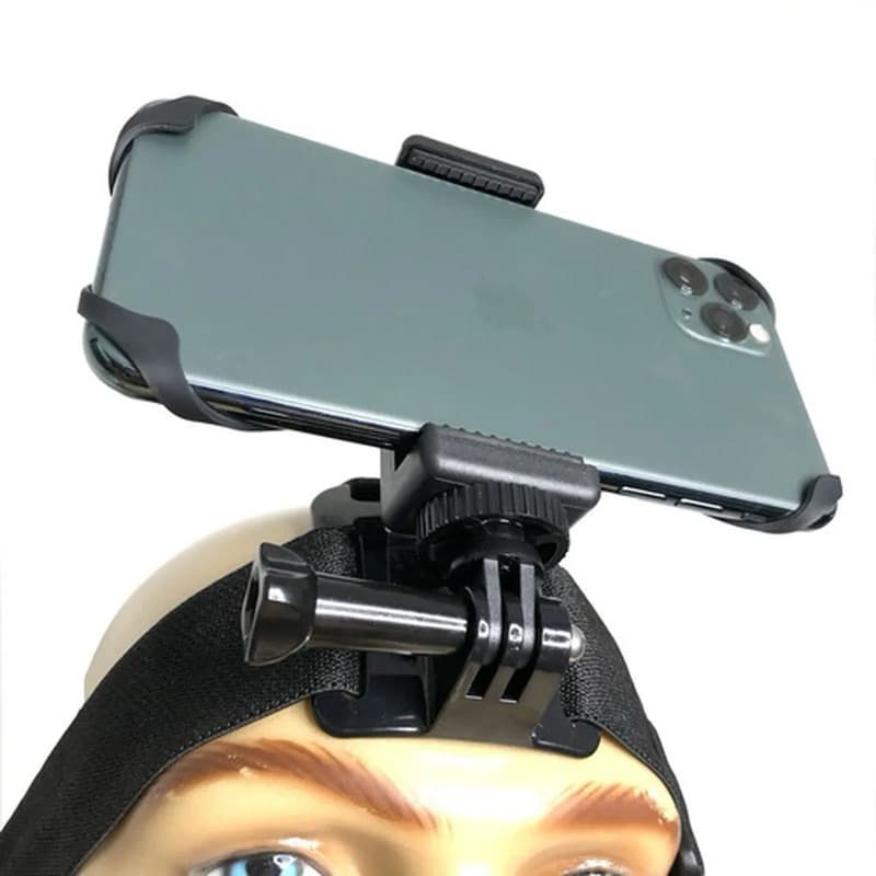 Suporte de Celular para Cabeça Gravação Cabeça Celular para IA Inteligência Artificial Trabalho Suporte Celular