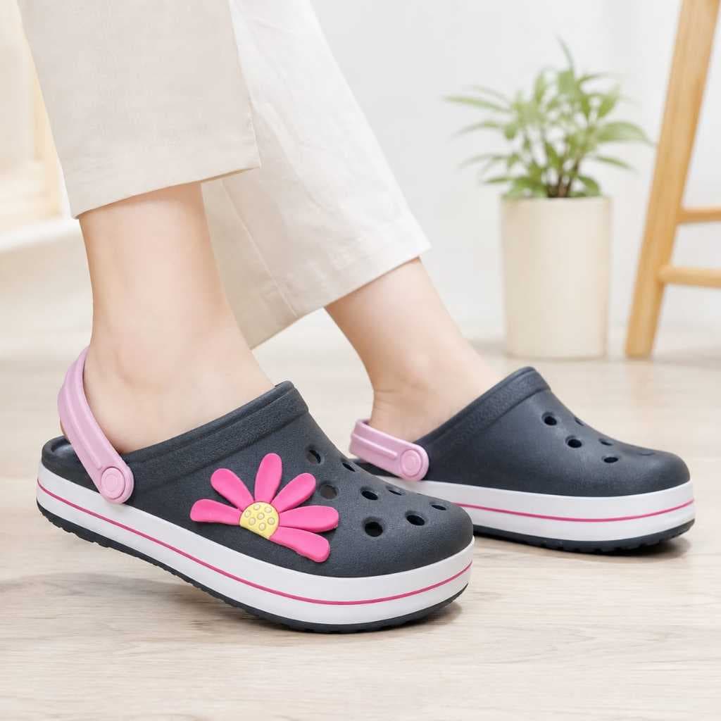Babuche Feminino com Flor Margarida Conforto e delicadeza
