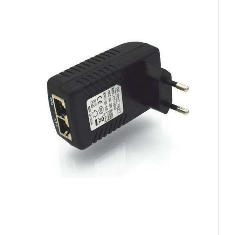 Fonte PoE 24V 1A Injetor Ethernet RJ45 2 Portas Bivolt para Roteador Access Point Câmera IP