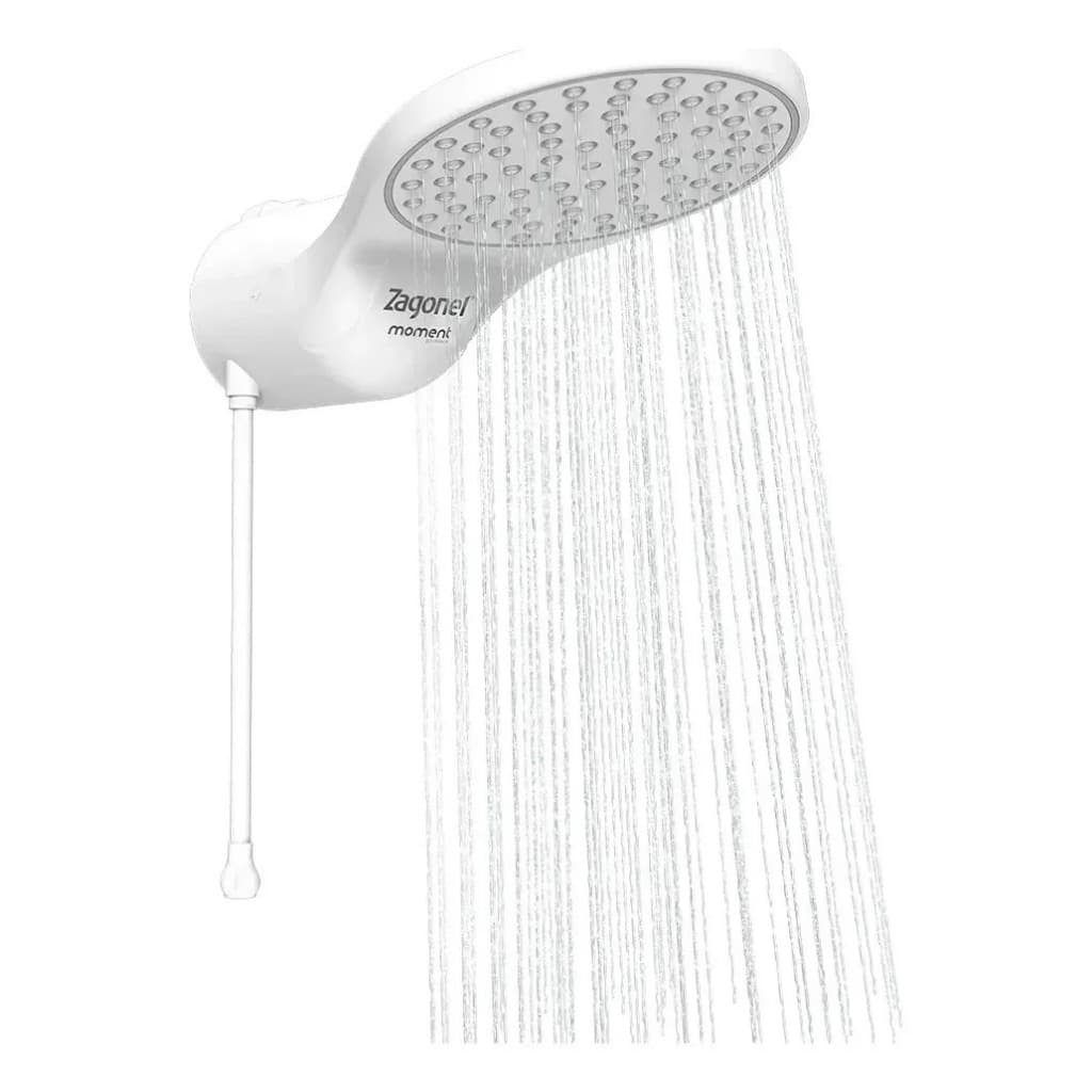 Chuveiro Elétrico Zagonel Moment Eletrônico 127V Banho Quente Temperatura Ajustável Ducha
