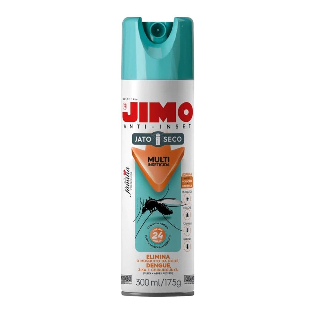 Repelente Jimo Anti Inset Jato Seco Sem Fragrância 300ml Eficaz Contra Mosquitos Moscas Baratas Formigas Insetos