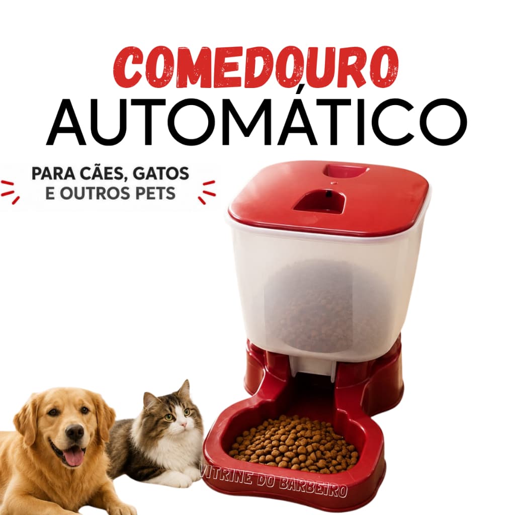 Comedouro Automático Para Cachorro Porte Grande 8 Litros
