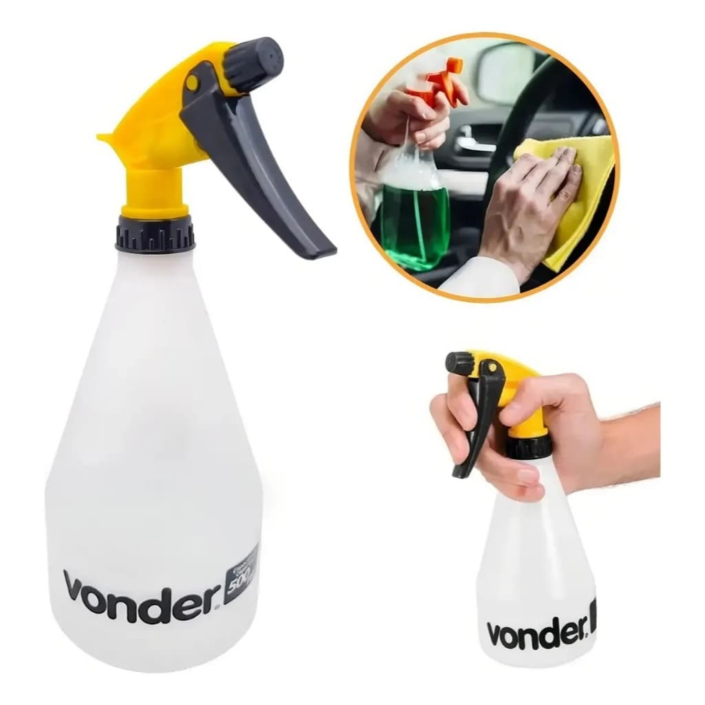 Pulverizador 500 Ml Pu Resistente 500 Vonder Limpeza Plantas e Flores