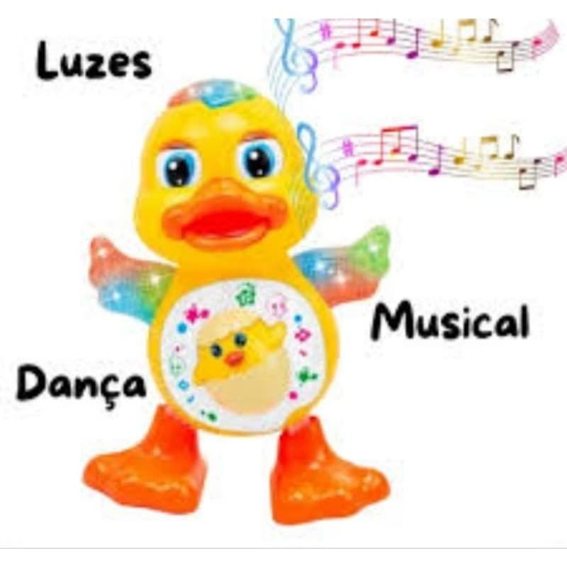 Patinho Dançante Musical - Anda, Dança e Mexe com Luz e Som