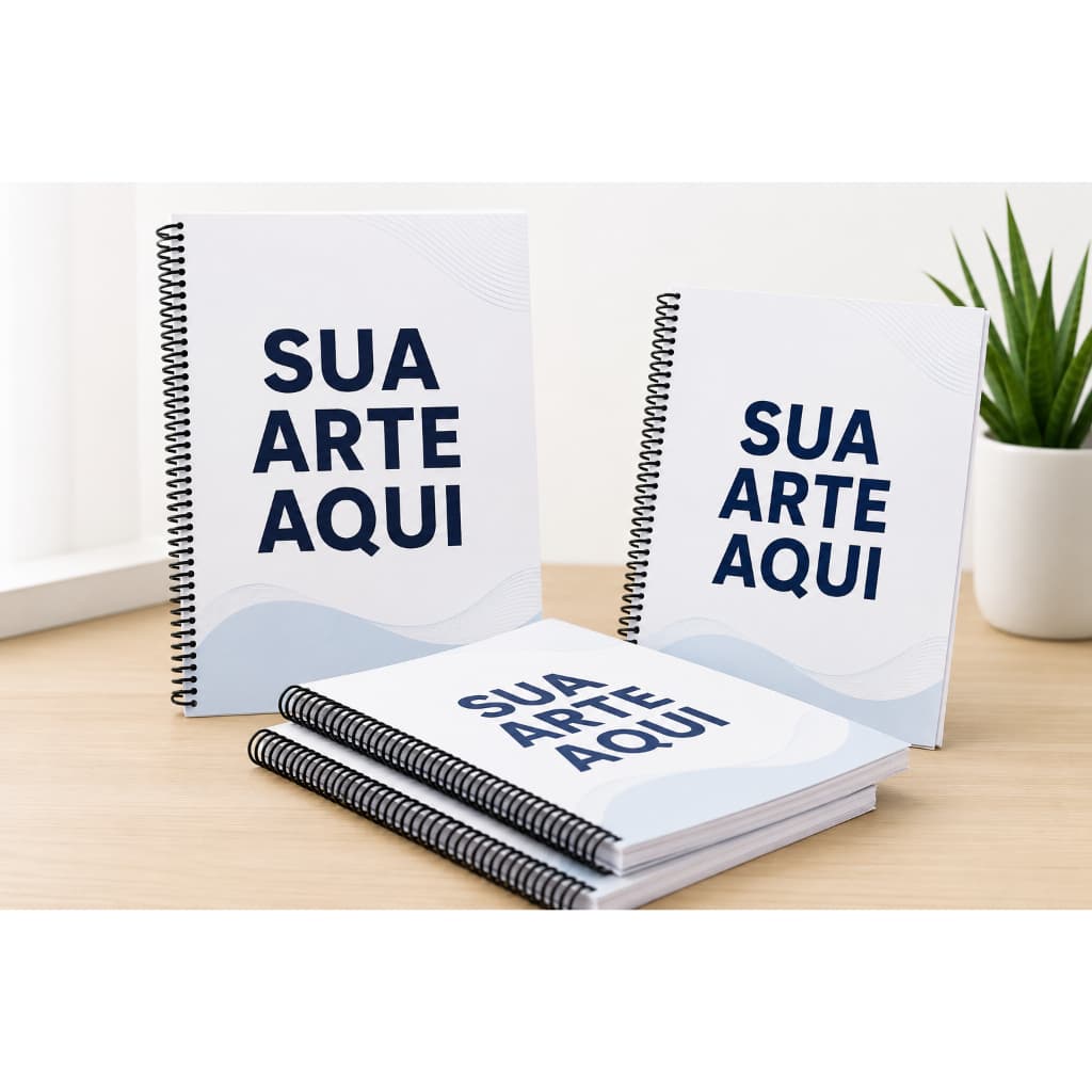 APOSTILA PERSONALIZADA A4 COM ENCADERNAÇÃO ESPIRAL/PARA EMPRESAS/ ESCOLA OU USO PESSOAL - PRETO E BRANCO OU COLORIDA