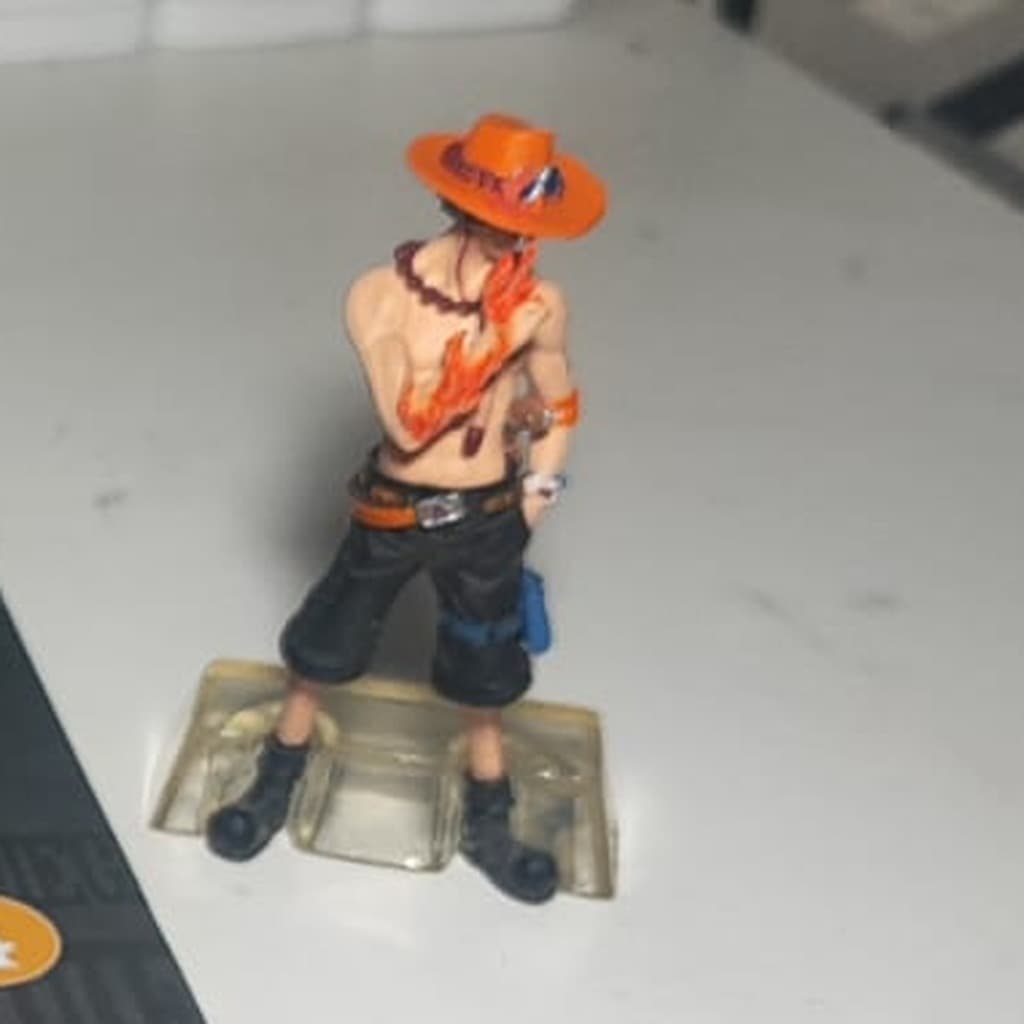 Boneco Portgas D. Ace One Piece Salvat Vol.4 Colecionavel C/revista