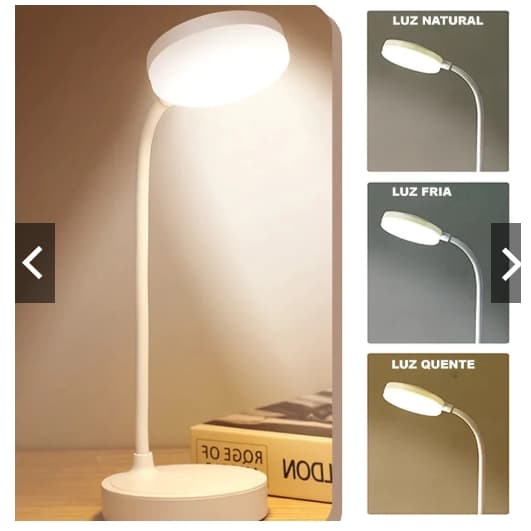 Luminária De Mesa Recarregável Led Com Proteção Os Olhos Usb Iluminaria Abajur Lâmpada De Mesa Para Quarto Dormitório