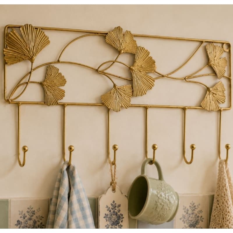 cabideiro de metal, cabideiro dourado vintage, porta toalha