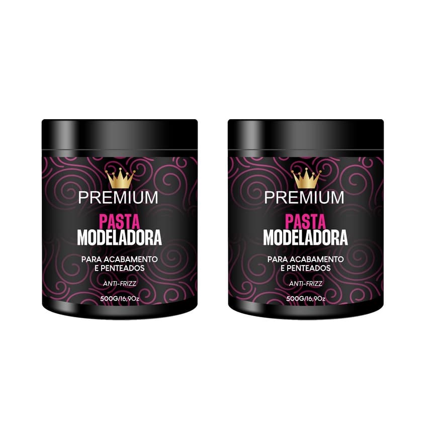 CERA DE MODELAGEM CAPILAR 500G - TIPO POMADA 2 UNIDADES