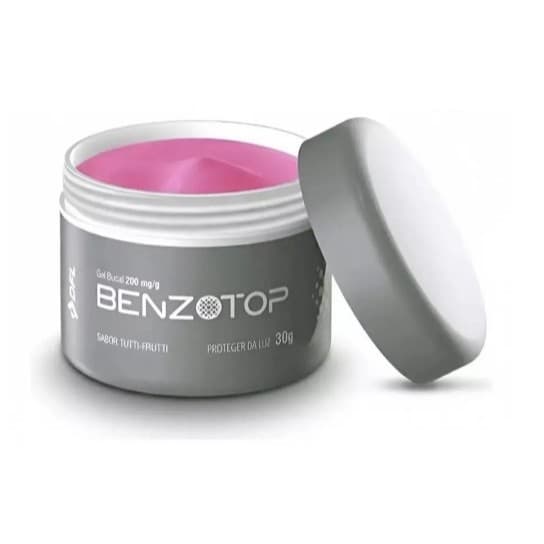 Tópico benzo top Pote Pomada Rosa com Aroma -Tutti-Frutti  30G - DFL