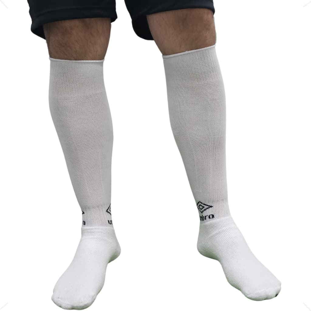 Meião Futebol Umbro Classic Branco Unissex Original C/NF