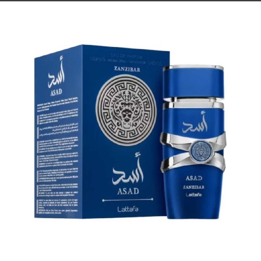 Perfume Árabe Lattafa Asad Zanzibar Eau de Parfum Masculino 100ml – Fragrância Sofisticada