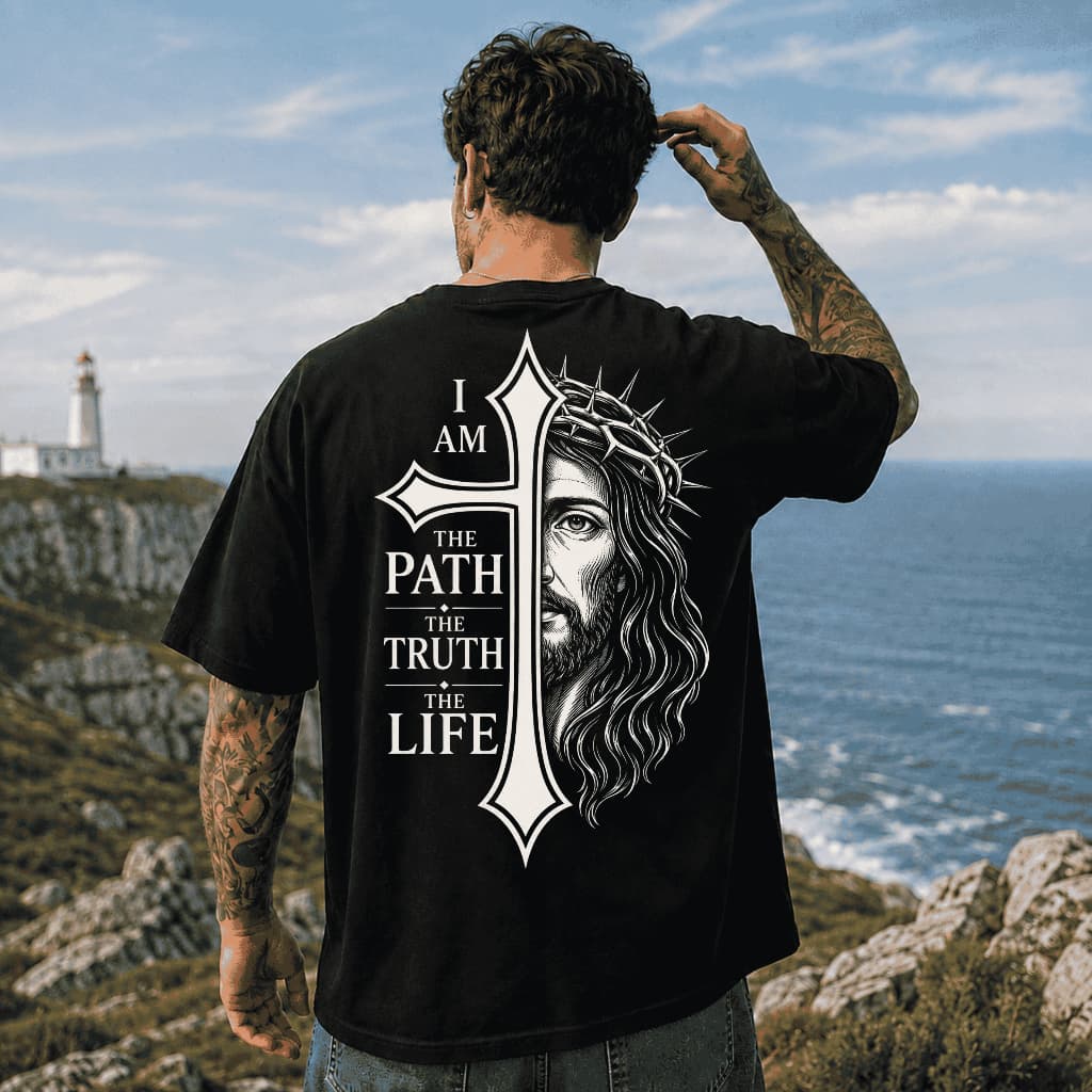 Camiseta 100% algodão ,estampa jesus Cristo ,'I AM' ,tecido confortavel e de qualidade,maga curta