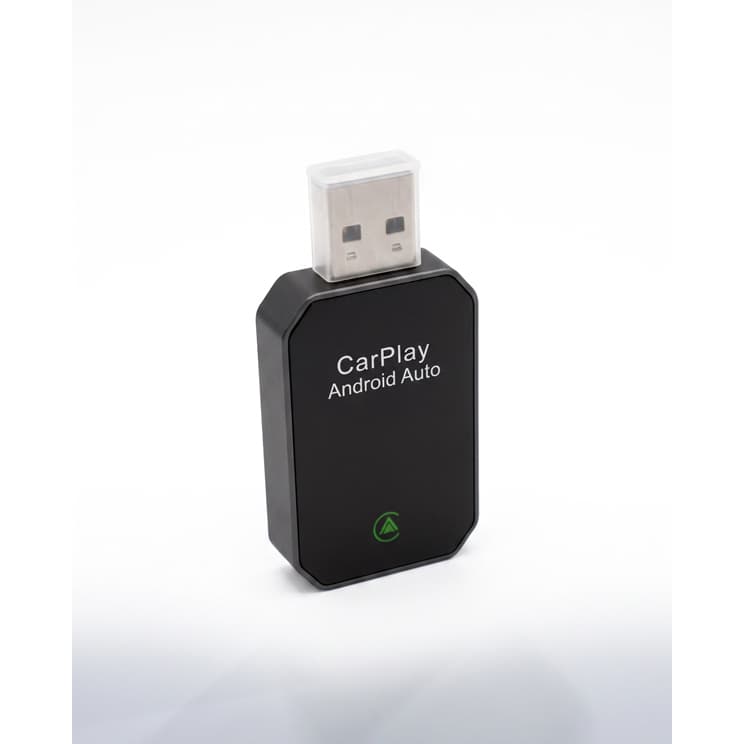 Adaptador CarPlay Gllai sem Fio com USB-A e Type-C com Wireless para Carros com Apple CarPlay e Android Auto