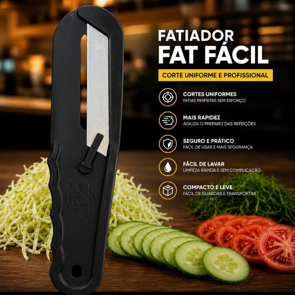 Fatiador de Legumes Preto 4 em 1 Cortador Multifuncional de Verduras e Vegetais