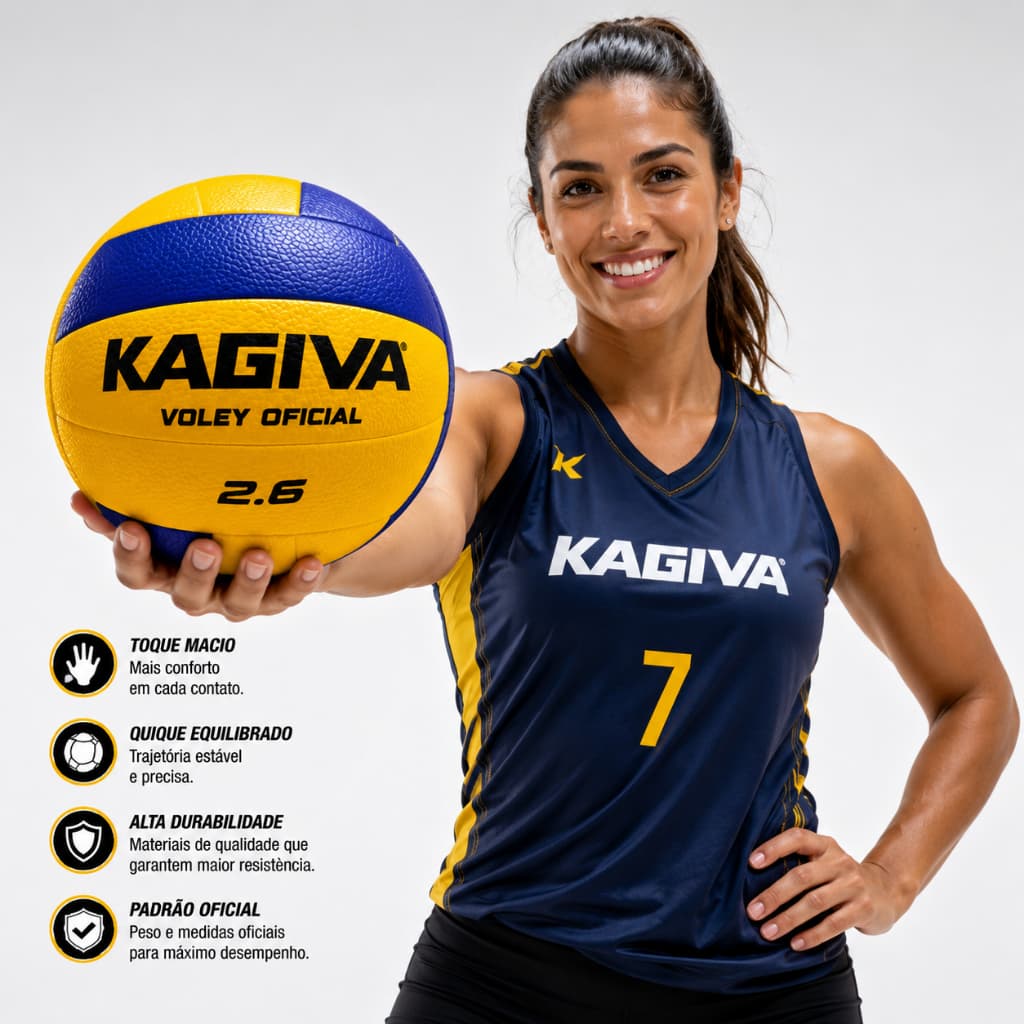 Bola de Vôlei Oficial Kagiva  2.6
