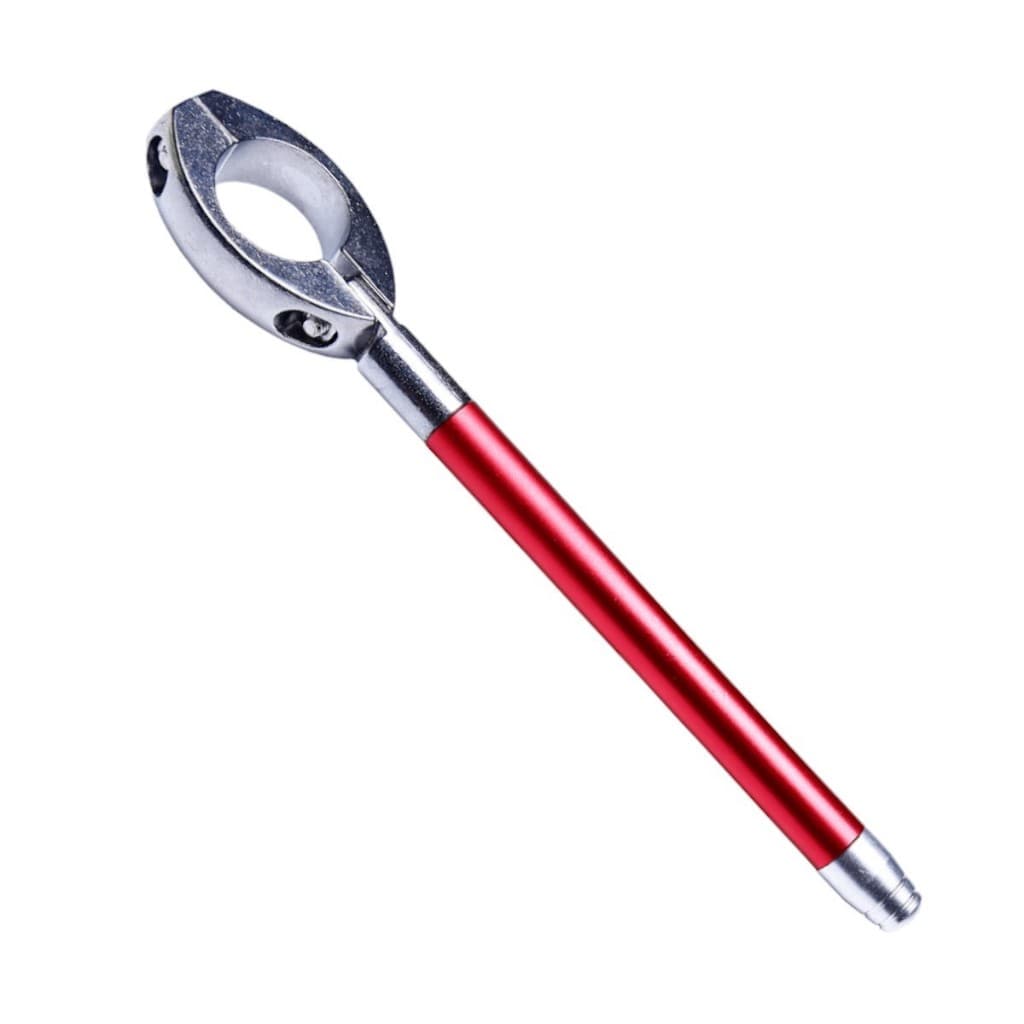 Antena Corta Pipa Para Moto Guidão Spencer 7 Estágios Retrátil Vermelho
