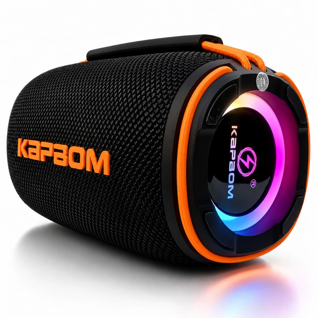 Caixa De Som Bluetooth 30w A Prova D'água Kapbom Ka-8296 Original