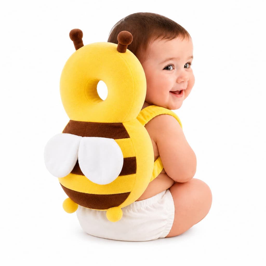 Protetor de Cabeça e Costas para Bebê - Modelo 4052: Proteção Completa, Conforto e Design Divertido