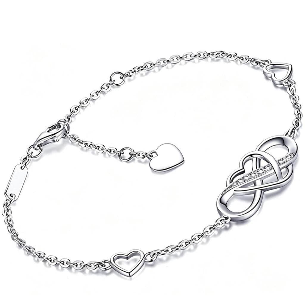 PULSEIRA My EK INFINITO PRATA S925 E PEDRA EM ZIRCÔNIA