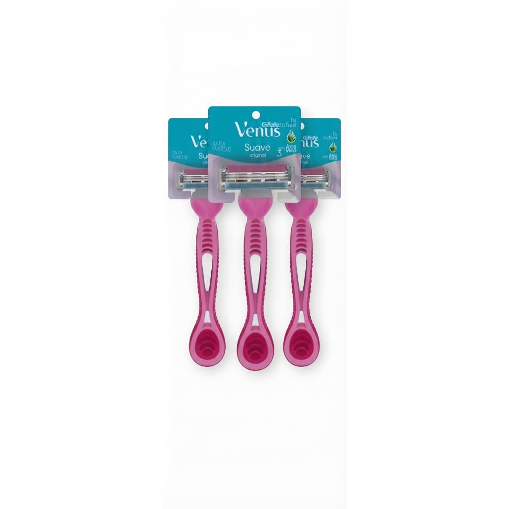 Kit 3 Gillette Venus Suave com Fita Librificante e Aloe Vera