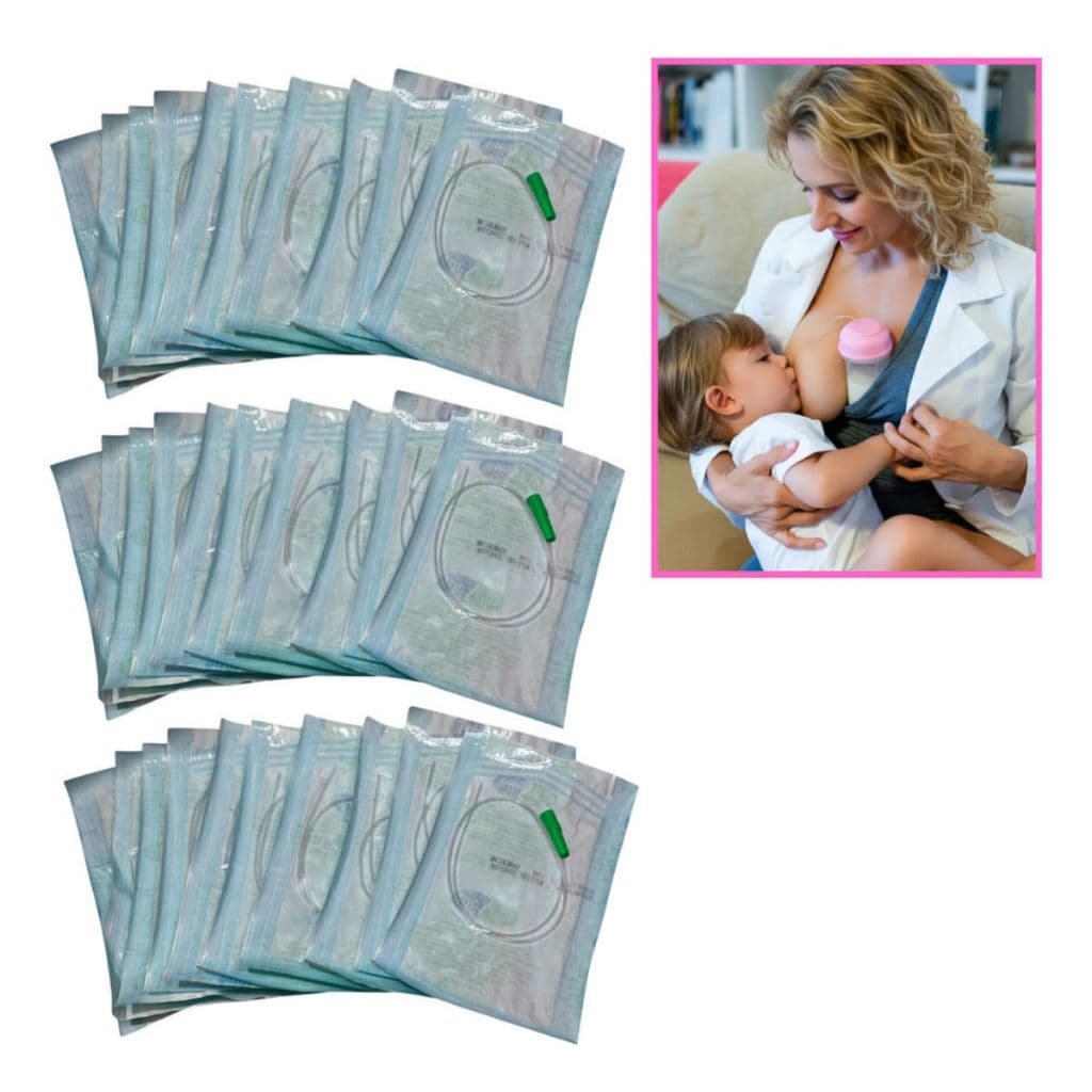 Kit 30 Refil Relactador Sonda N4 Tubo Extensor para Amamentação