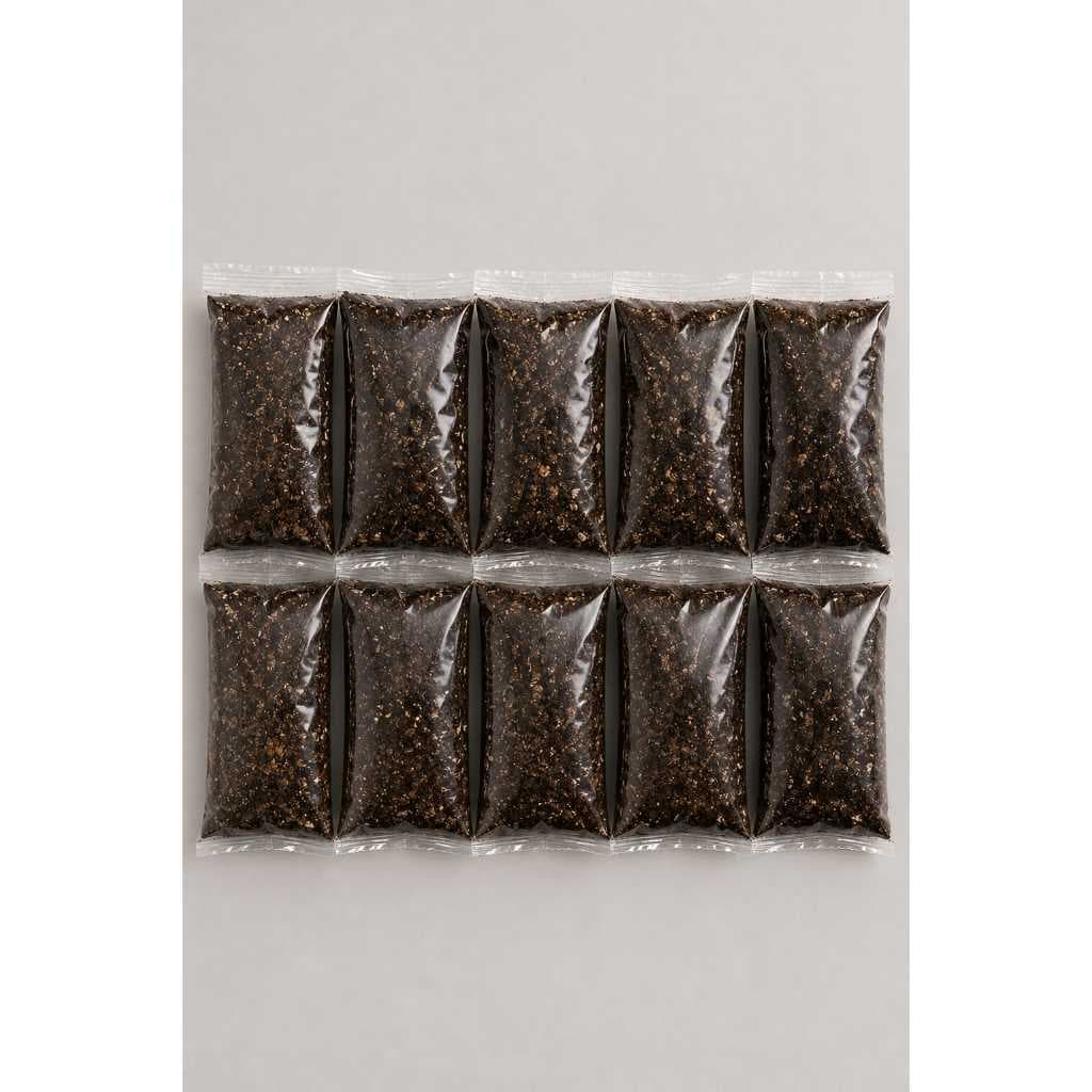KIT 10 SAQUINHOS DE TERRA ADUBADA 40G PARA PLANTIO