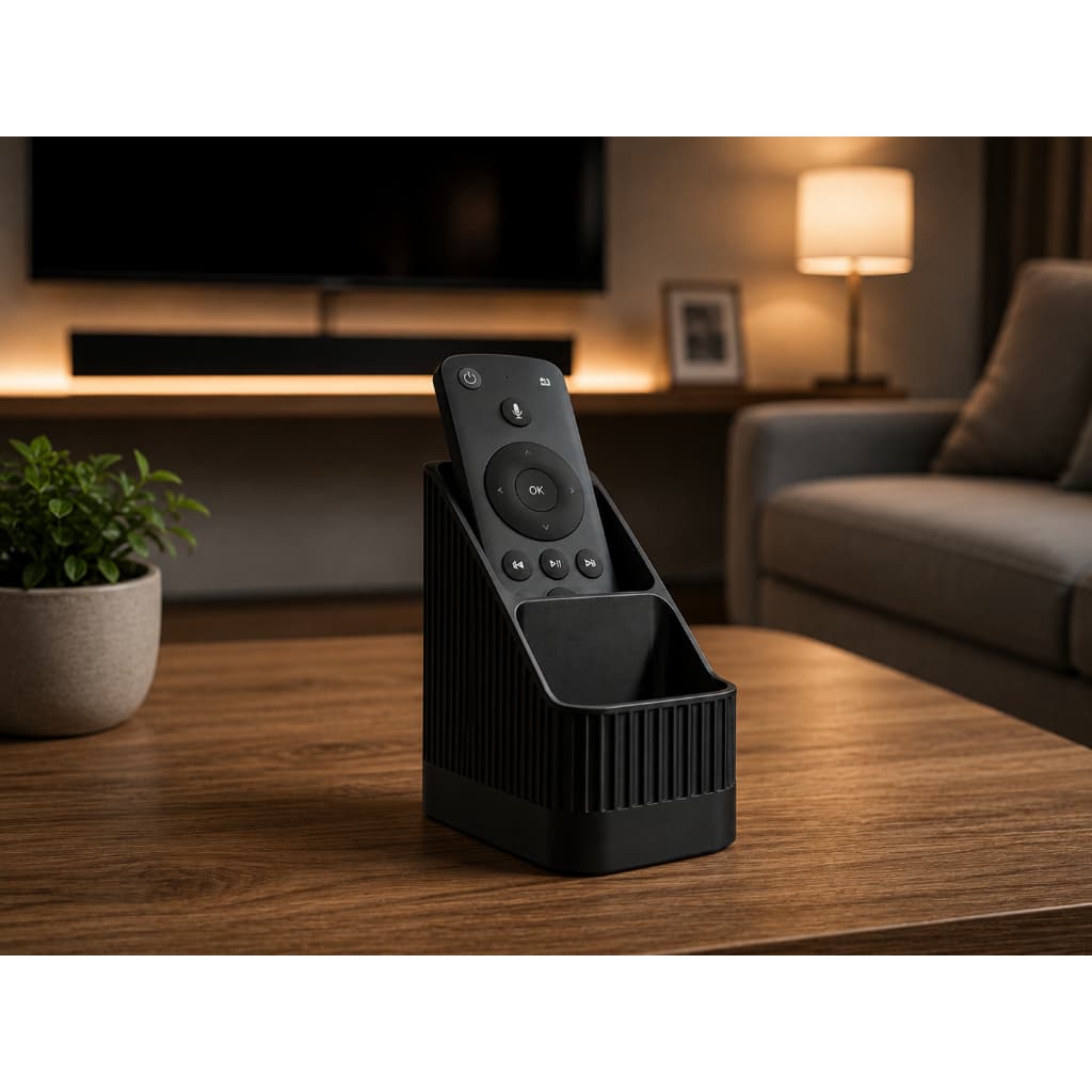 Suporte Porta Controle Remoto Tv Ar Condicionado Organizador De Mesa Sala Quarto Mesa De Centro