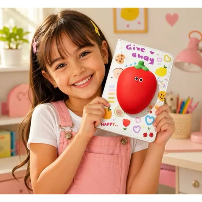 Caderno Infantil 3D Brochura Amassa Bichinho Agenda Planner Bloco De Notas Escolar Creche Volta As Aulas