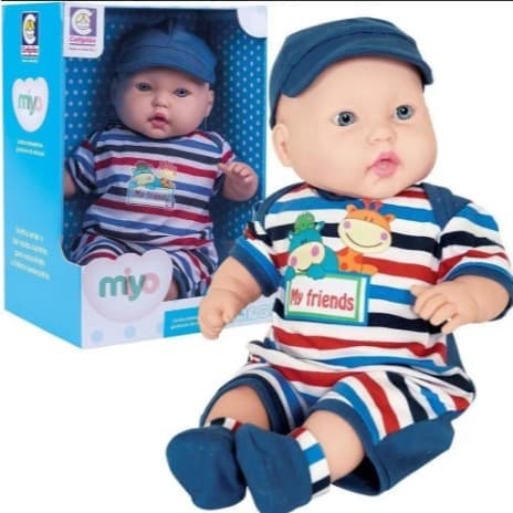 Boneco Miyo Menino Bebê Perfumado - Cotiplás 2246