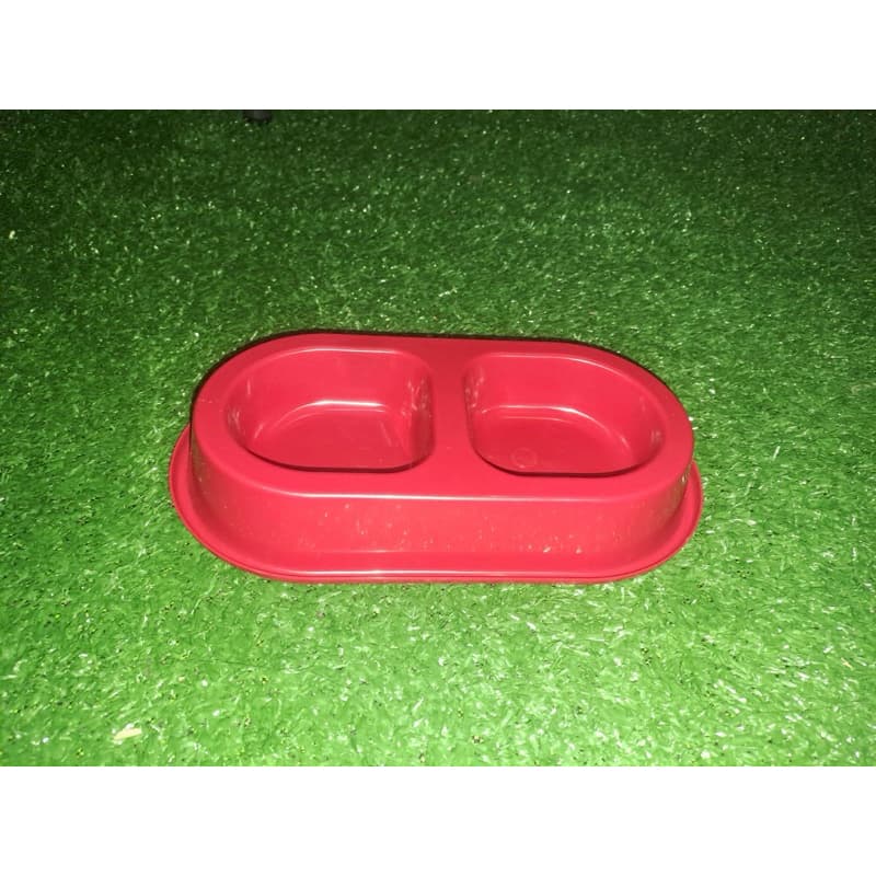 Comedouro Duplo para cães e gatos Raças pequenas