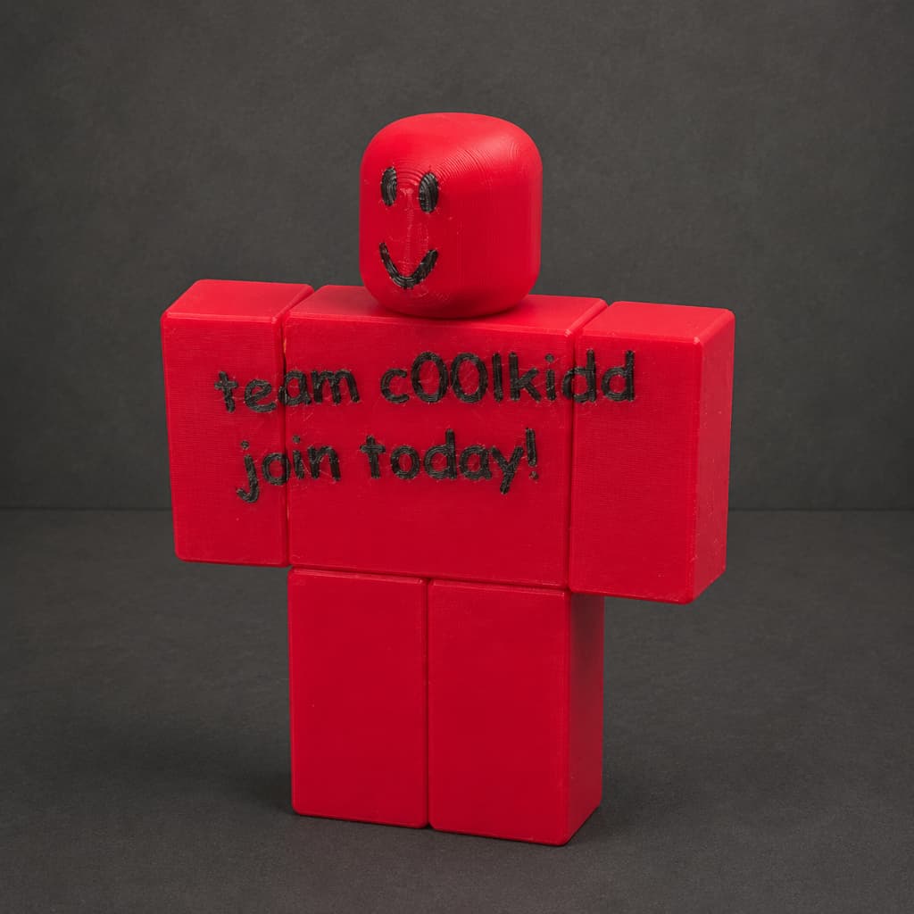 Coolkid Roblox Forsaken NOOB x1x1x1 15cm TEAM COOLKID Action Figures Gamer Presentes Fãs de Roblox!