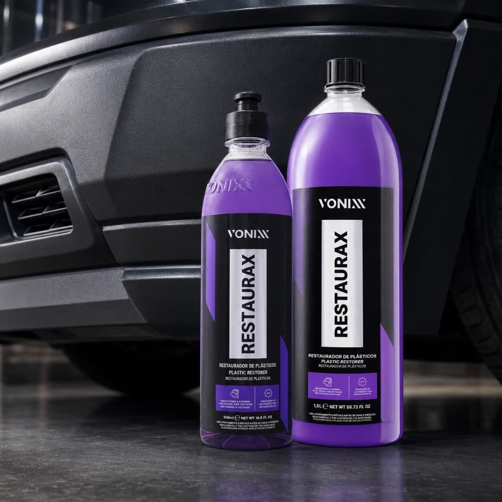 Restaurax Vonixx 500ml Revitalizador de Plásticos Internos e Externos