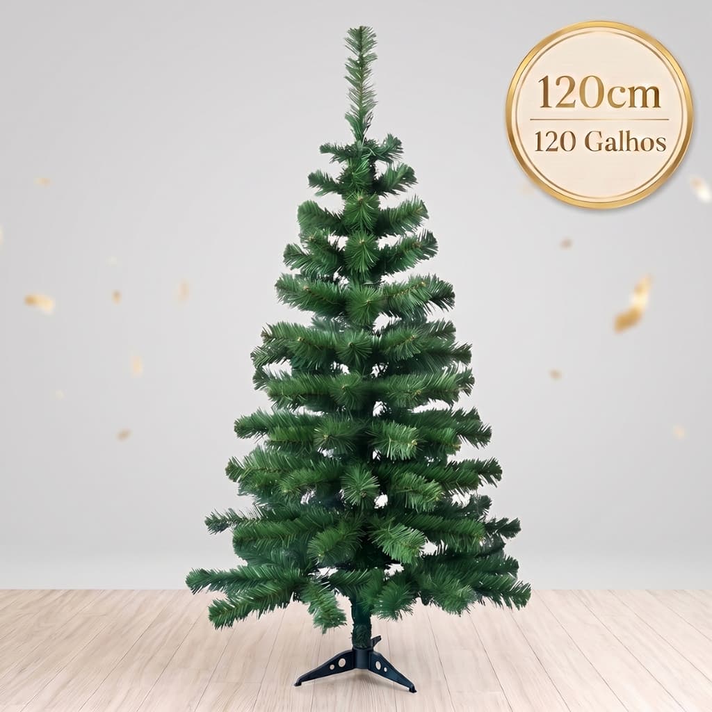 Árvore de Natal Pinheiro Decoração de Natal 1,20 Metros 120 Galhos
