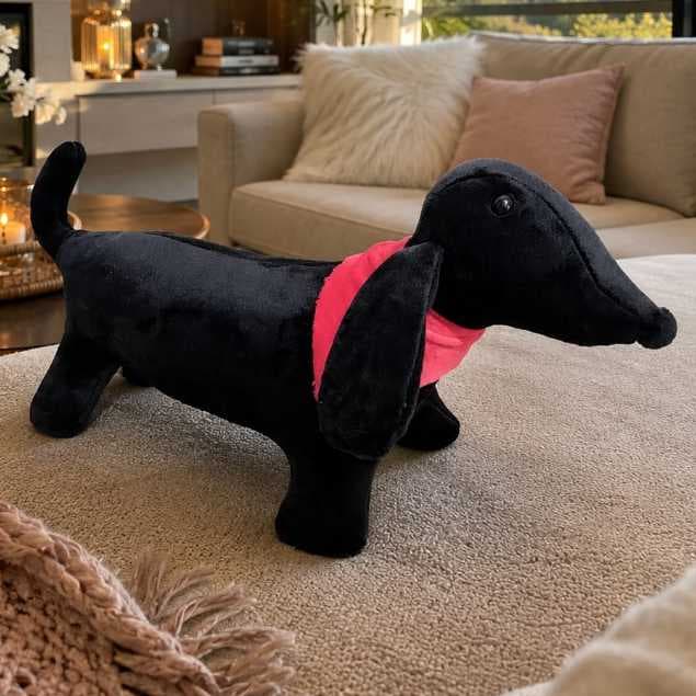 CACHORRO DE PELUCIA SALSICHA 35 CM