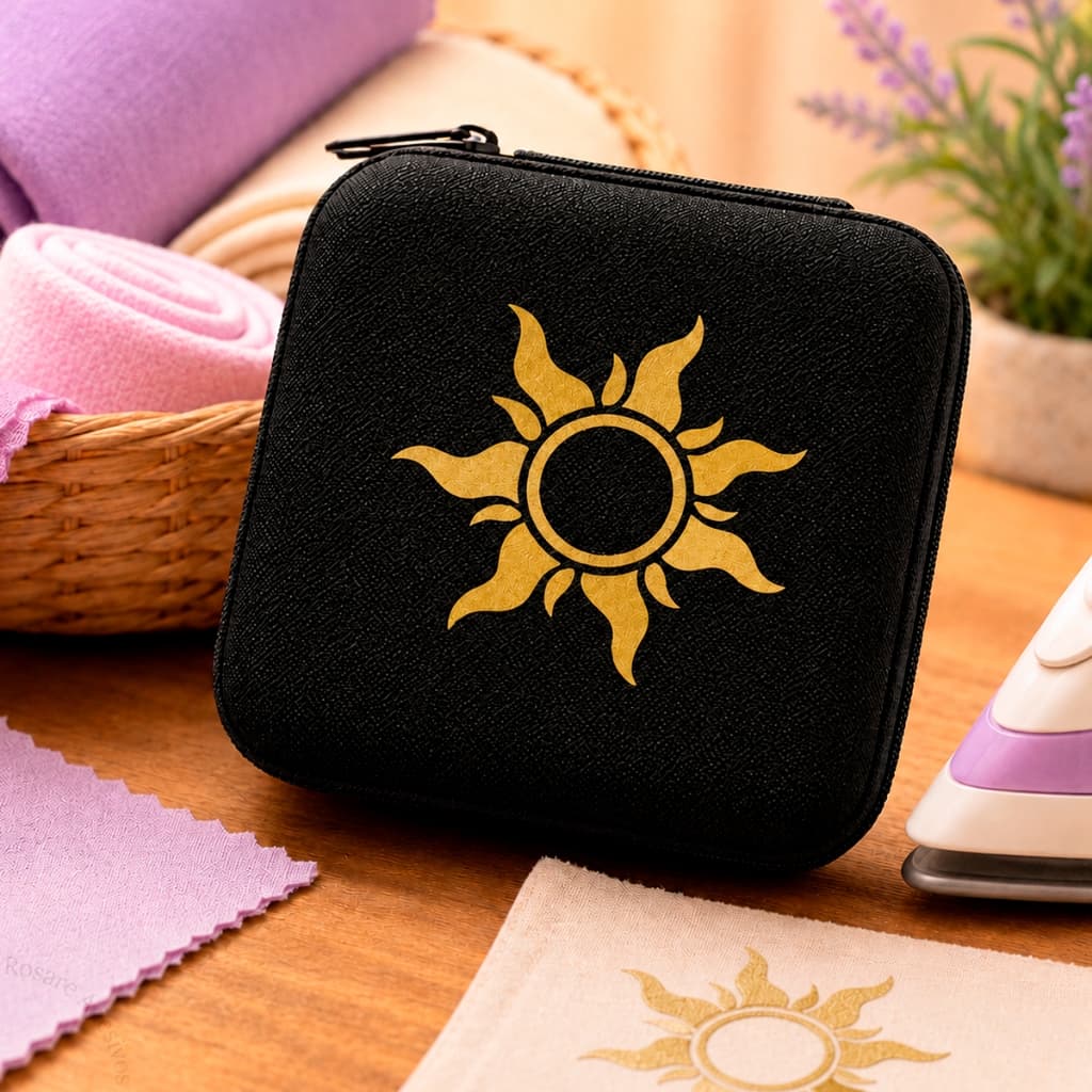 Kit Adesivo Termocolante Personalizado Sol Tema Enrolados Roupas Tecido Couro
