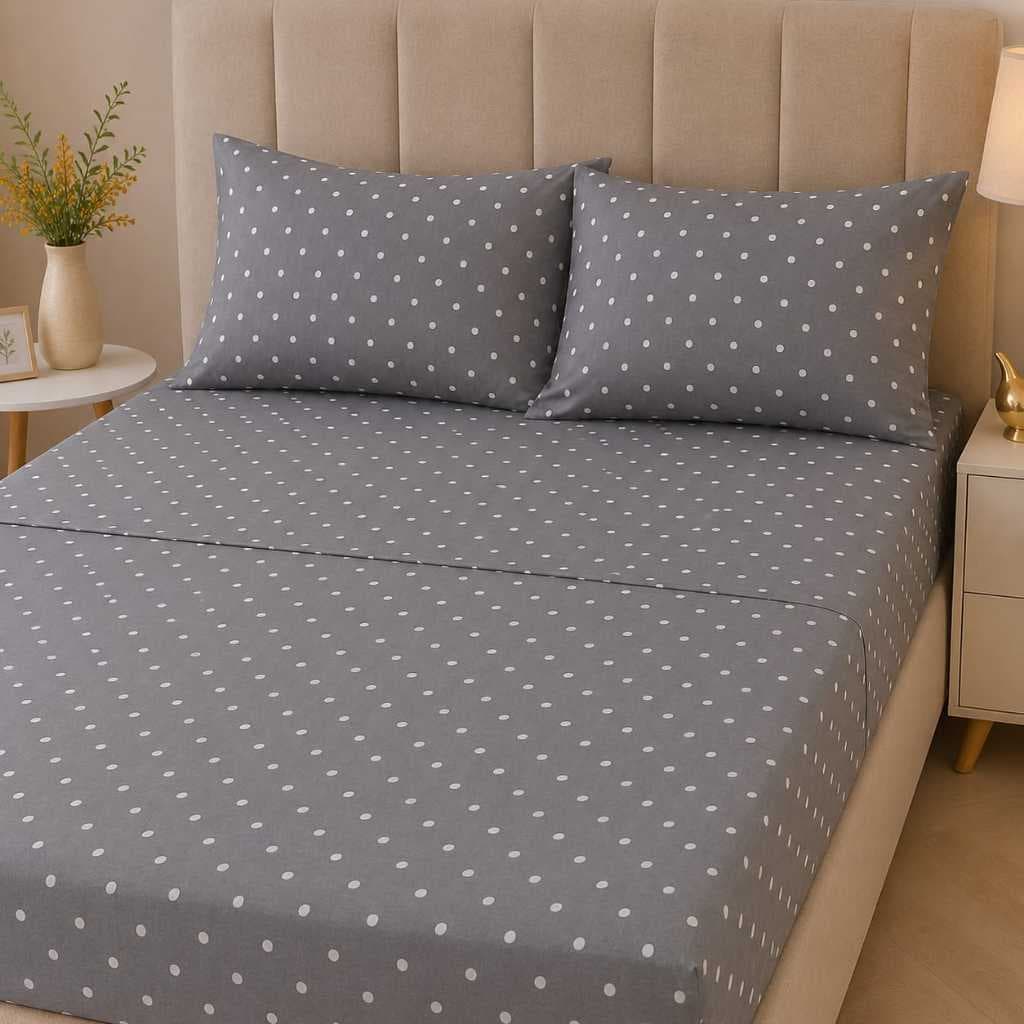 Jogo de Cama Estampado Percal 180 Fios 100% Algodão Lençol com Elástico Todos os Tamanhos