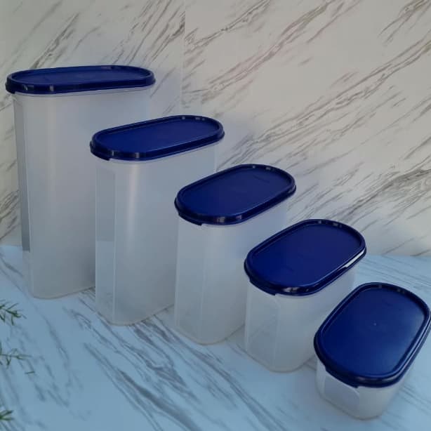 Modulares Oval Tupperware Original - Pote hermético para armazenamento.