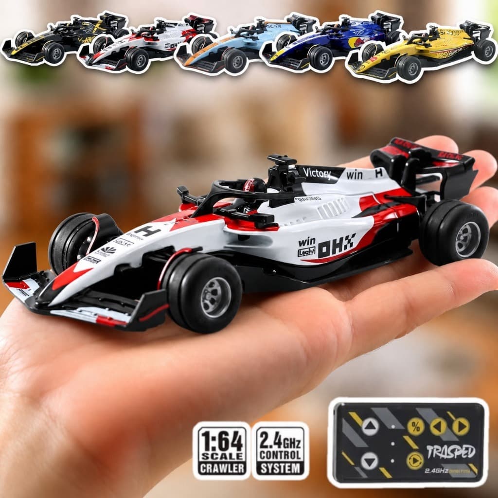 Carro de Controle Remoto f1 Recarregável Alta Velocidade para Crianças Brinquedo Carrinho Metal