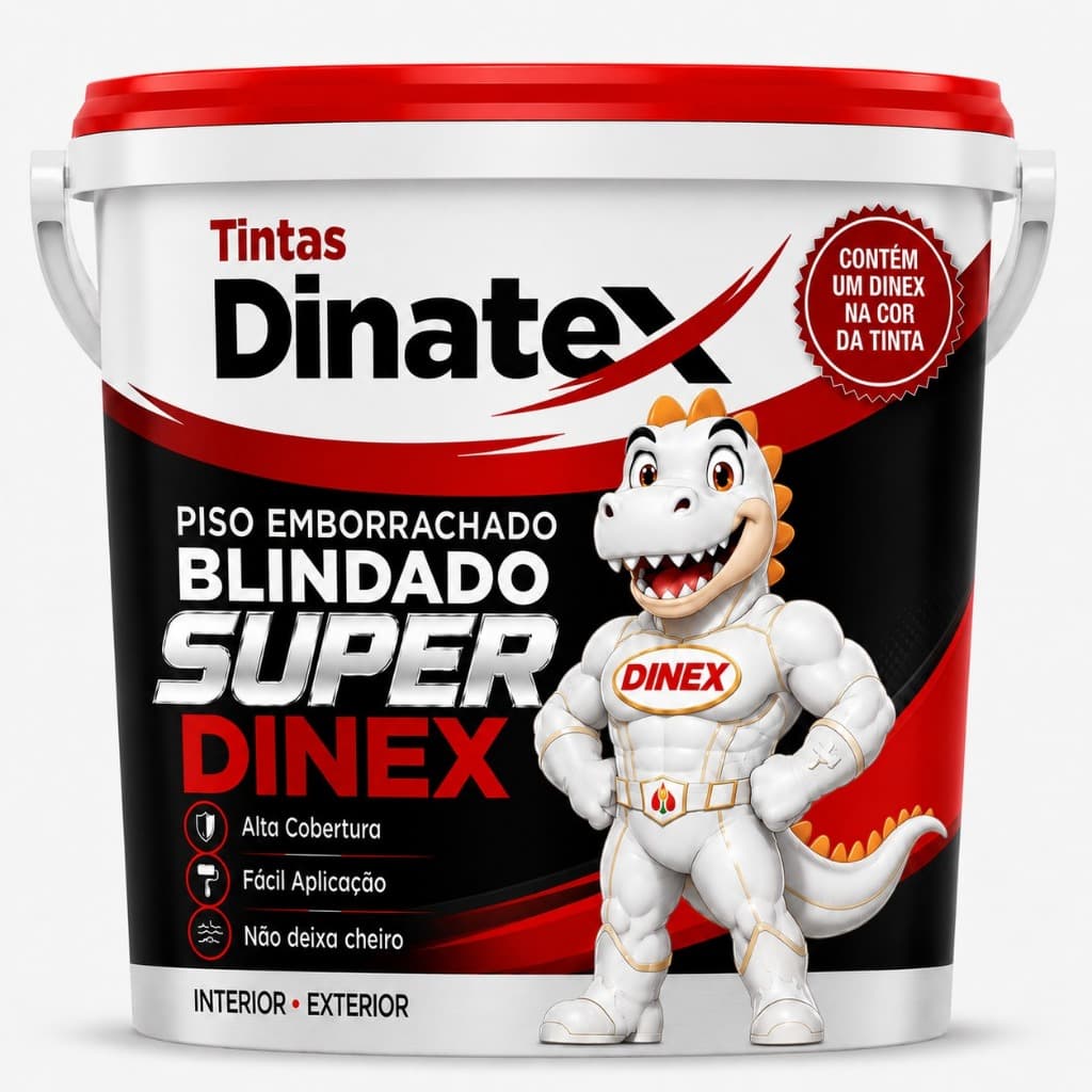 Tinta para Piso Emborrachado Blindado 4 kg + Miniatura Colecionável